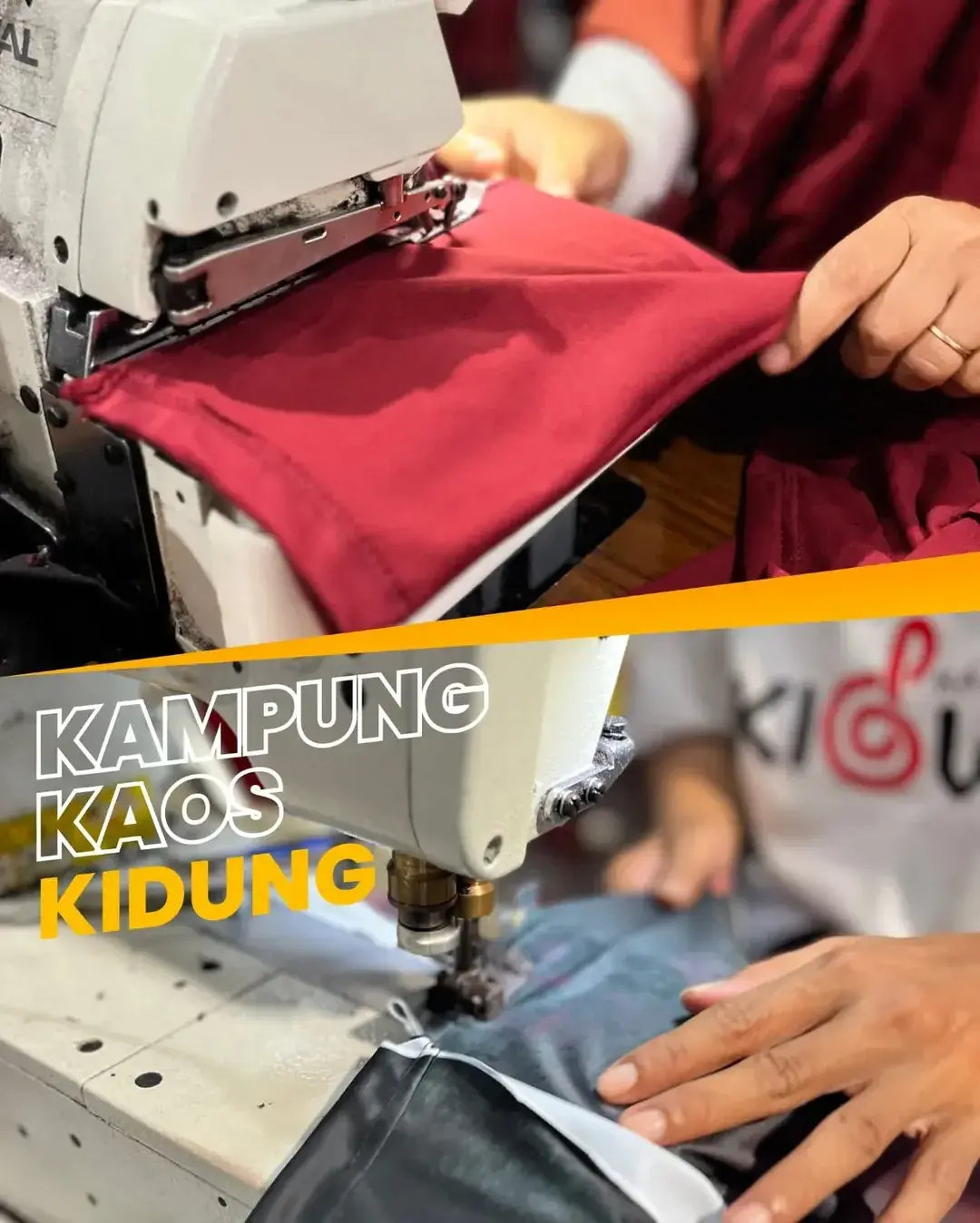 Proses Penjahitan Kaos
